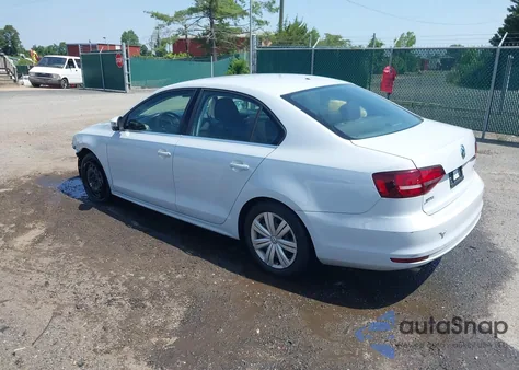 2017 Volkswagen Jetta 1.4T S из США, поврежденный, VIN 3VW2B7AJ2HM356071